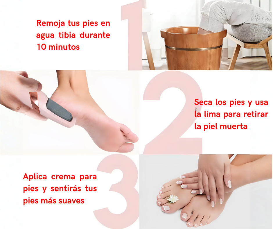 Removedor de callos 3 en 1
